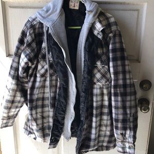 Plaid sweatshirt - men L